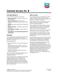 CHEVRON SOLUBLE OIL B - Alexis Oil