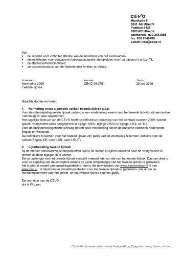 Centrale Examencommissie Vaststelling Opgaven ... - Examenblad.nl