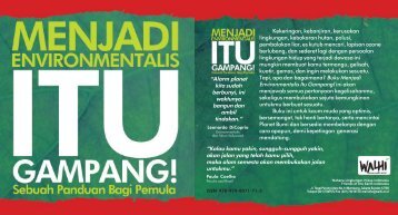 Menjadi Environmentalis Itu Gampang - Evolusi Alam