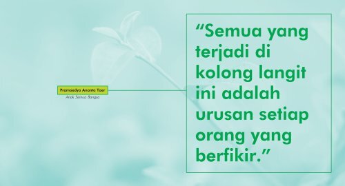 Menjadi Environmentalis Itu Gampang - Evolusi Alam