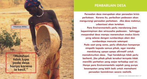 Menjadi Environmentalis Itu Gampang - Evolusi Alam