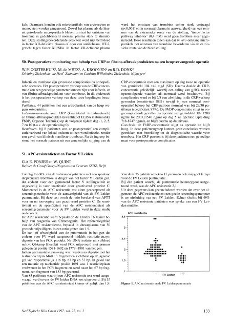 Klinische (bio)chemie en methodologie - NVKC