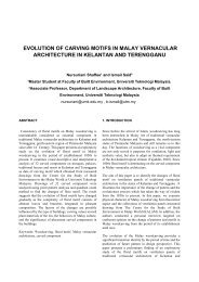 evolution of carving motifs in malay vernacular architecture