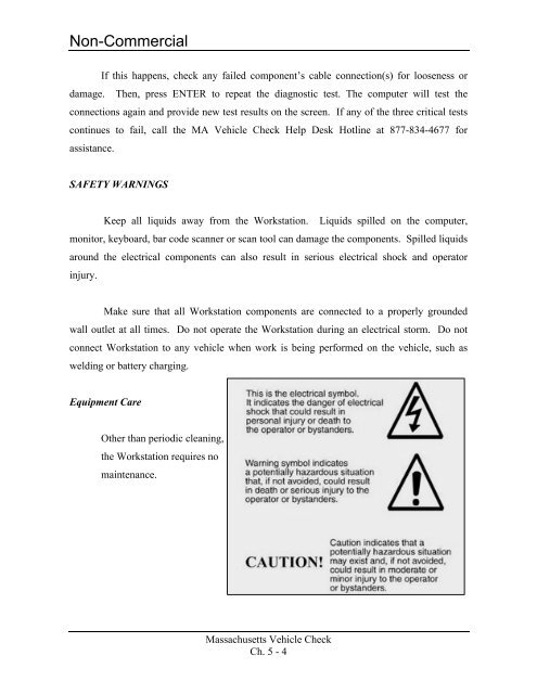 Massachusetts Vehicle Check - Mass08 Management Module ...