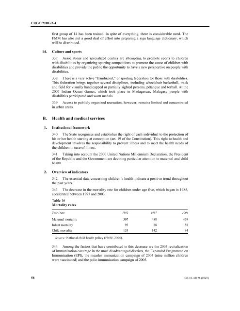 CRC/C/MDG/3-4 - Office of the High Commissioner for Human Rights