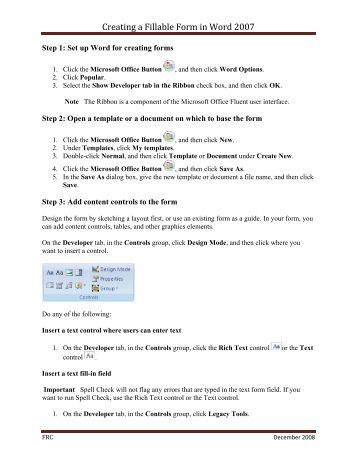 Fill In Form Template Word 2010 Cover Letter Templates
