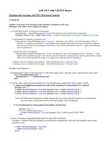ASP.NET with VB.NET Basics - Krypton