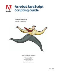 Acrobat JavaScript Scripting Guide - PDFill