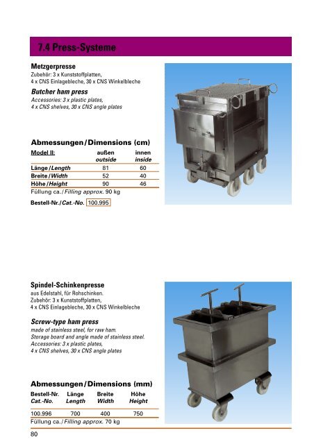 7.1 Press-Systeme - Eberhardt GmbH