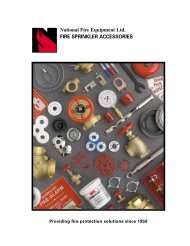 FIRE SPRINKLER ACCESSORIES - National Fire Equipment