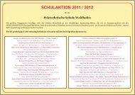 SCHULAKTION 2011 / 2012 - PTS - Waidhofen / Thaya