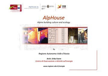 AlpHouse - Alpine Space Programme