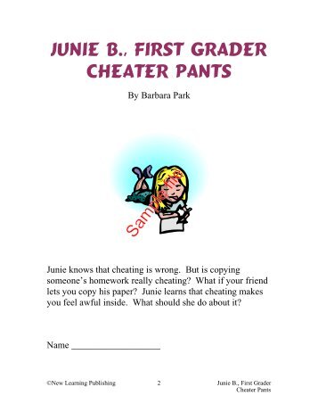 Junie B., First grader Cheater pants - CurrClick