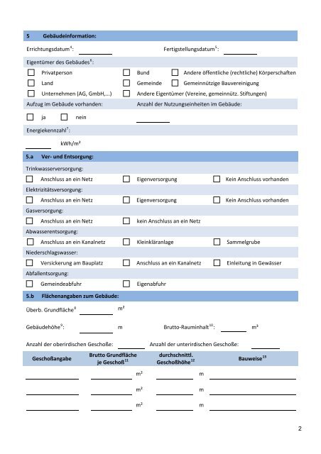 AGWR II – DATENBLATT (NEUERRICHTUNG) - Perg