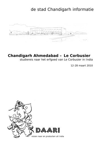 Chandigarh Ahmedabad – Le Corbusier - Vereniging van ...