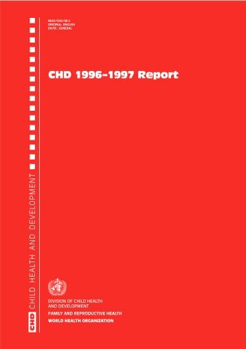 CHD 1996–1997 Report - libdoc.who.int - World Health Organization