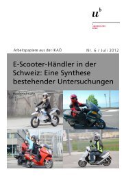 E-Scooter-Händler in der Schweiz: Eine Synthese bestehender ...