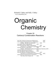 Carbonyl Condensation Reactions