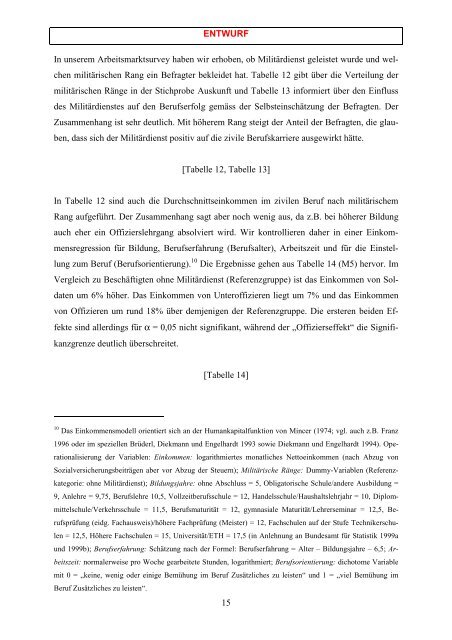 Arbeitsverhältnisse in der Schweiz - Institut für Soziologie ...