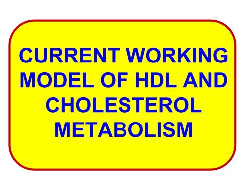 Treating Lipid Abnormalities Beyond LDL - Washington Hospital ...