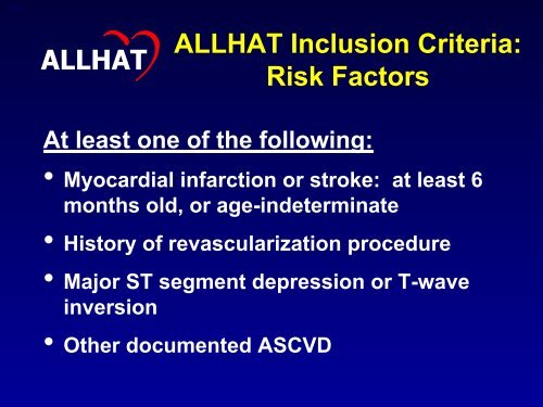 HYPERTENSION MANAGEMENT AND STROKE PREVENTION ...