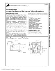 LP2950/LP2951 Series of Adjustable Micropower Voltage Regulators