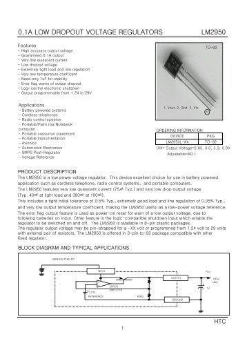 0.1a low dropout voltage regulators lm2950 - EBG - Darmstadt