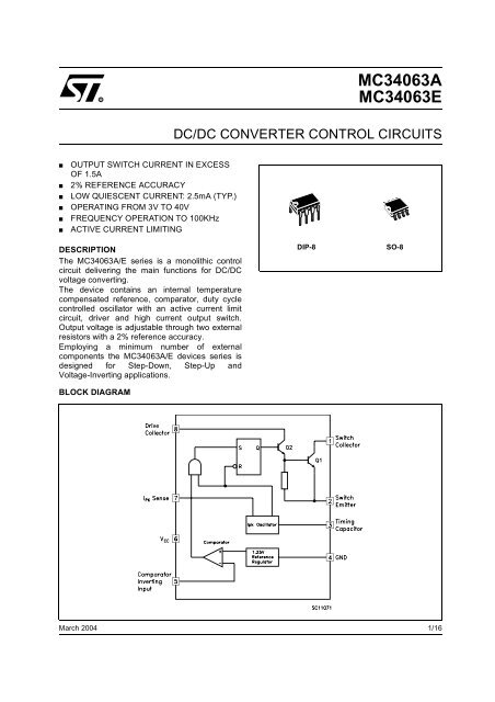 datasheet: pdf - Farnell