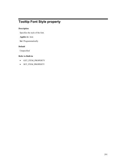 Oracle Forms Developer – Form Builder Reference, Volume 1