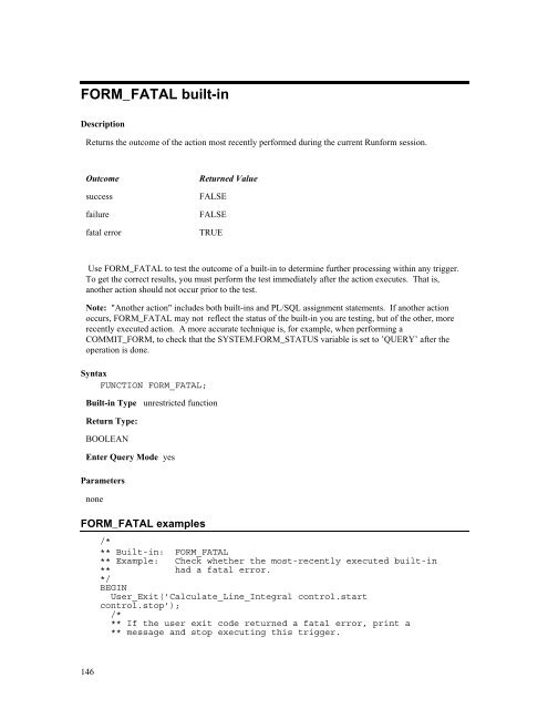 Oracle Forms Developer – Form Builder Reference, Volume 1