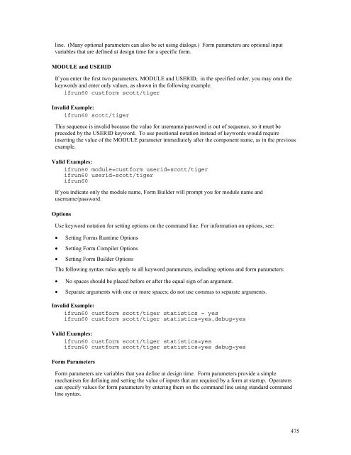 Oracle Forms Developer – Form Builder Reference, Volume 1