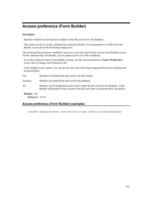 Oracle Forms Developer – Form Builder Reference, Volume 1