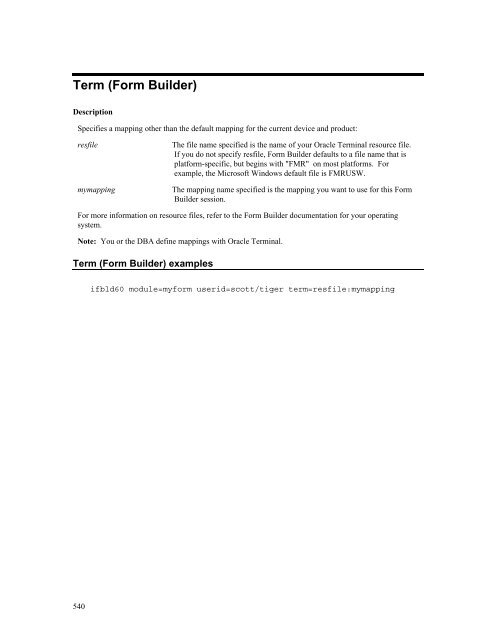 Oracle Forms Developer – Form Builder Reference, Volume 1