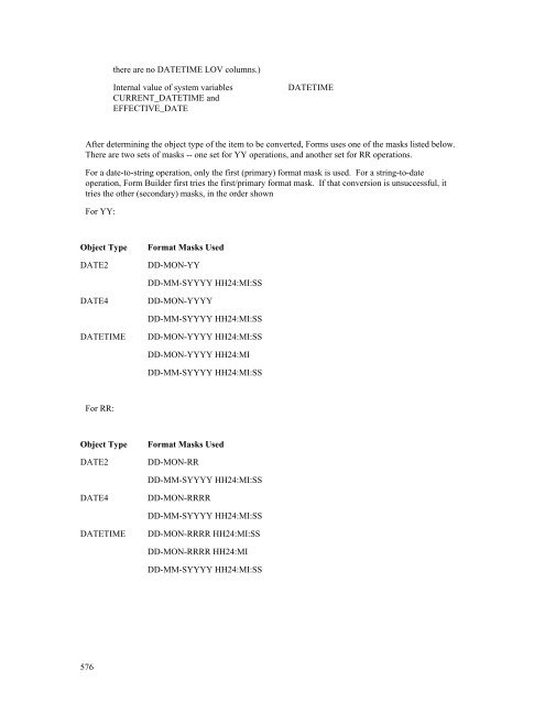 Oracle Forms Developer – Form Builder Reference, Volume 1