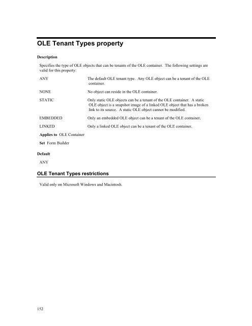 Oracle Forms Developer – Form Builder Reference, Volume 1