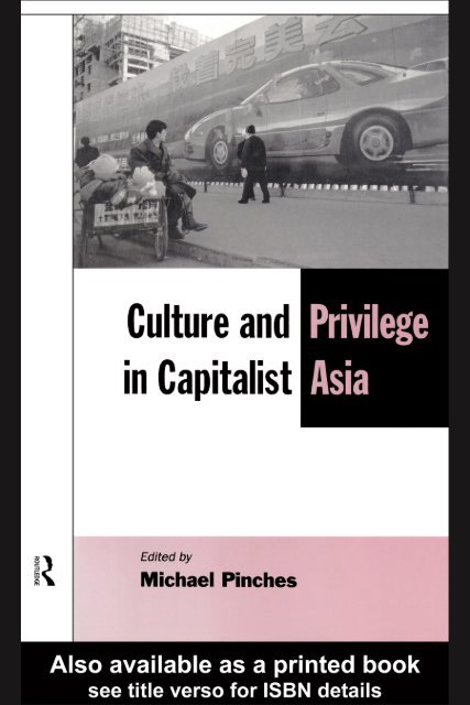 427px x 640px - Culture and Privilege in Capitalist Asia - Jurusan Antropologi ...