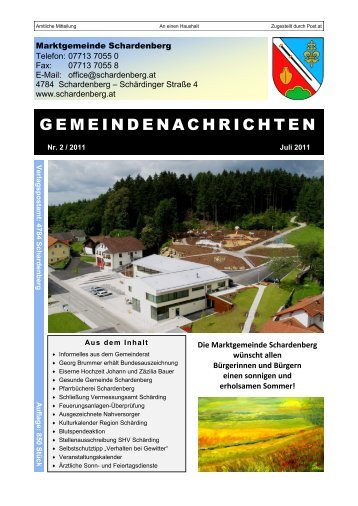 Lärmschutzmaßnahmen in Ingling - Gemeindeamt Schardenberg