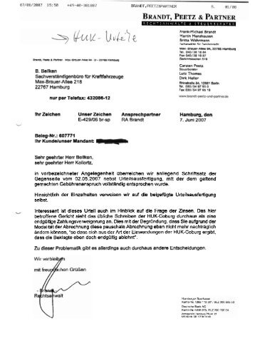 Amtsgericht Hamburg - Sachverständige Kfz - Unfallgutachten ...