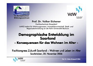 Volker Eichener - VdW saar