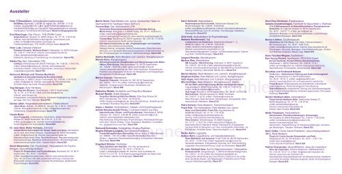 Aussteller Peter F Bicke - 