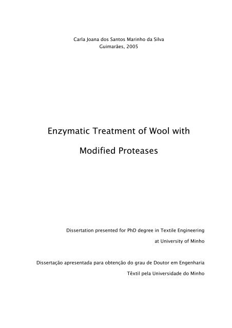 Enzymatic Treatment of Wool with Modified Proteases