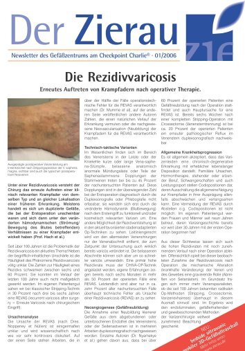 Die Rezidivvaricosis