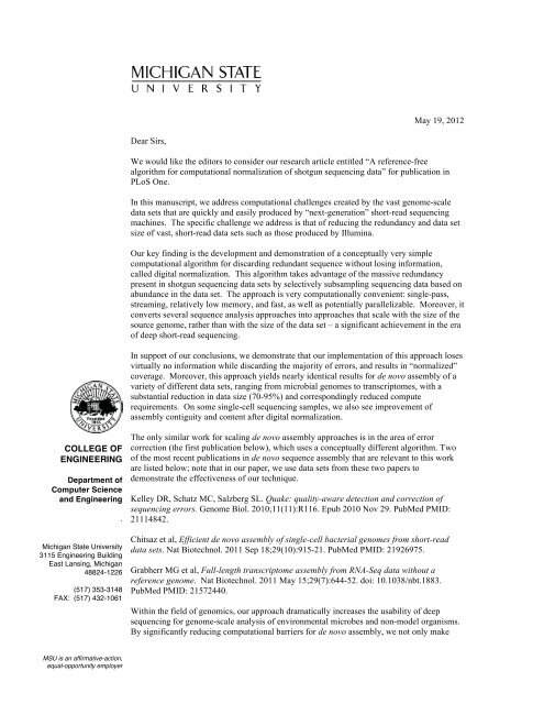 cover letter michigan state university