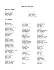 2010 Reviewer List