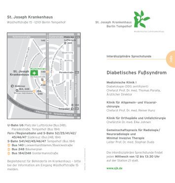 Diabetisches Fußsyndrom - St. Joseph - Krankenhaus Berlin