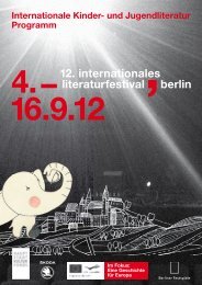 Programm 2012 - Internationales Literaturfestival Berlin