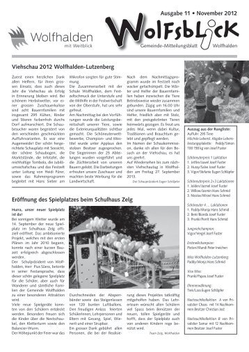 olFsbL cK - Gemeinde Wolfhalden