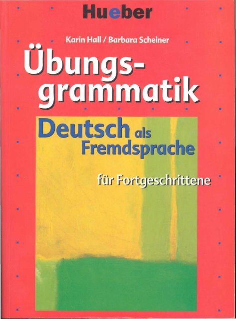 Ubungsgrammatik Fur Fortgeschrittene Lehrerraum