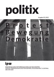 Ausgabe 32 | 2012 - Institut für Politikwissenschaft - Universität Wien