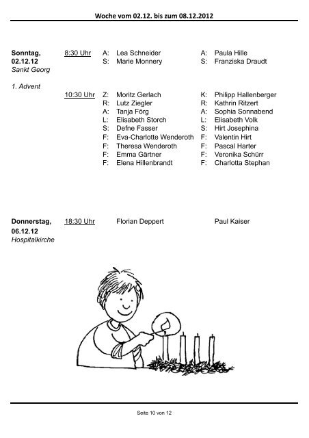 Ministranten St. Georg Bensheim - Messdiener St. Georg